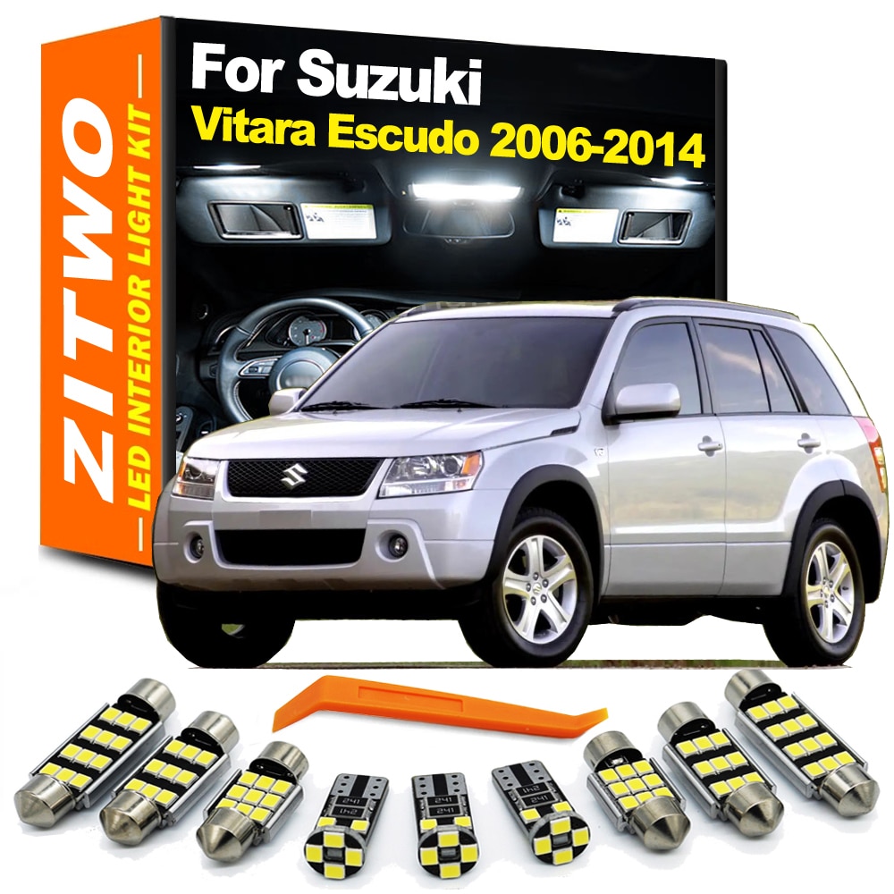 ZITWO 11Pcs LED ׸   Ʈ ŰƮ Suzuki Grand Vitara Escudo 2006 2007 2008 2009 2010 2011 2012 2013 2014 Canbus